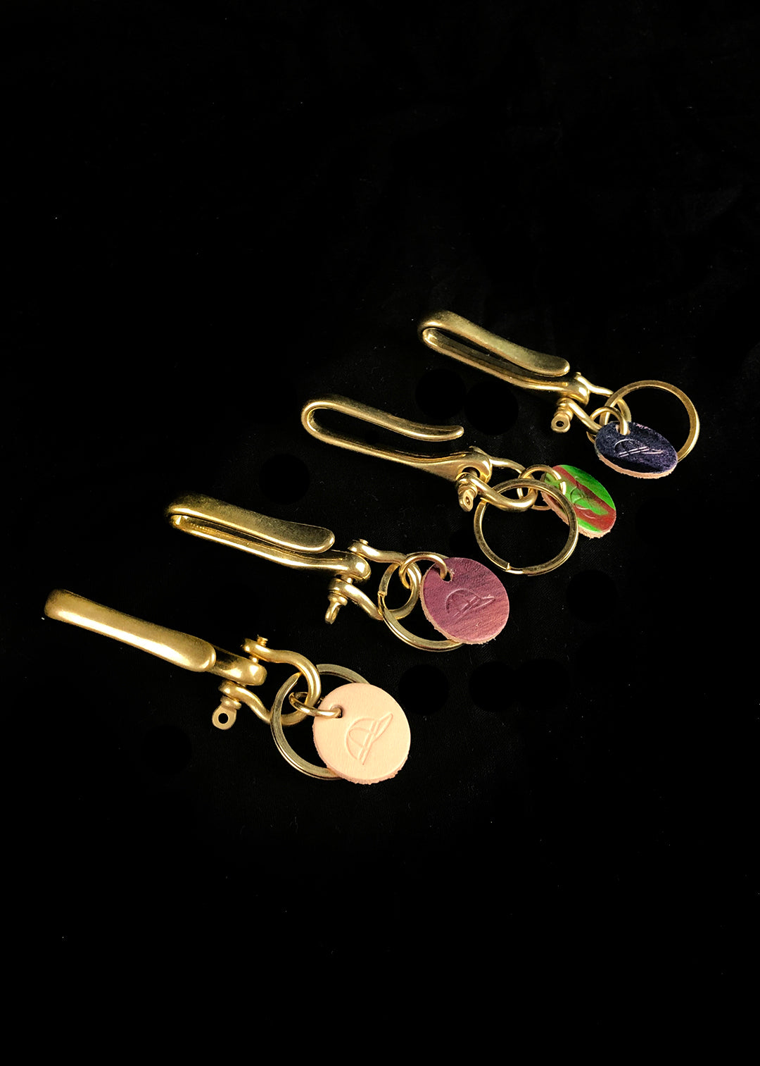 Brass Belt Keychain Hooks