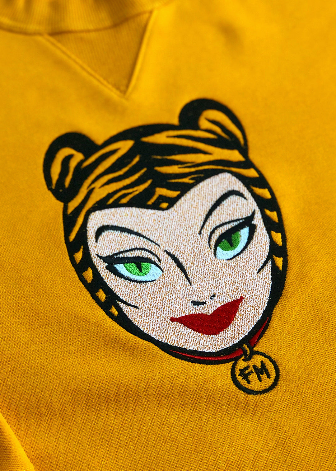 Women's Sweatshirt with Embroidery. Tigra