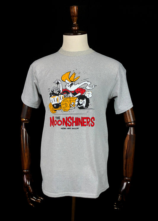 T-shirt. The Moonshiners. Grey Melange