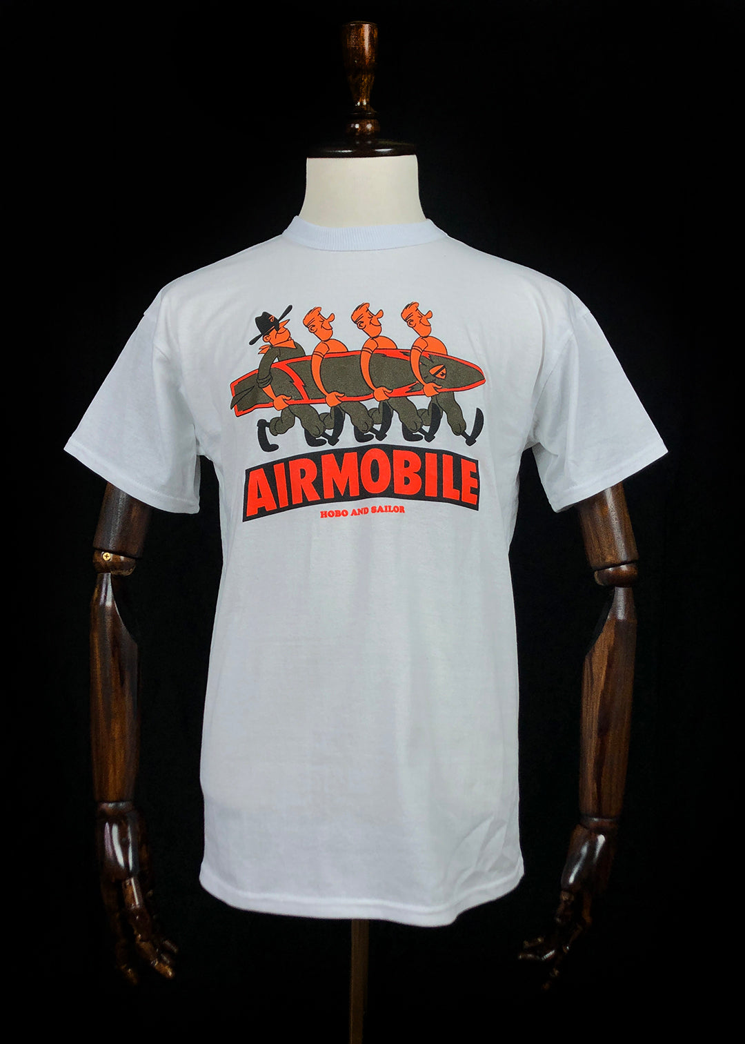 T-shirt. Airmobile. White
