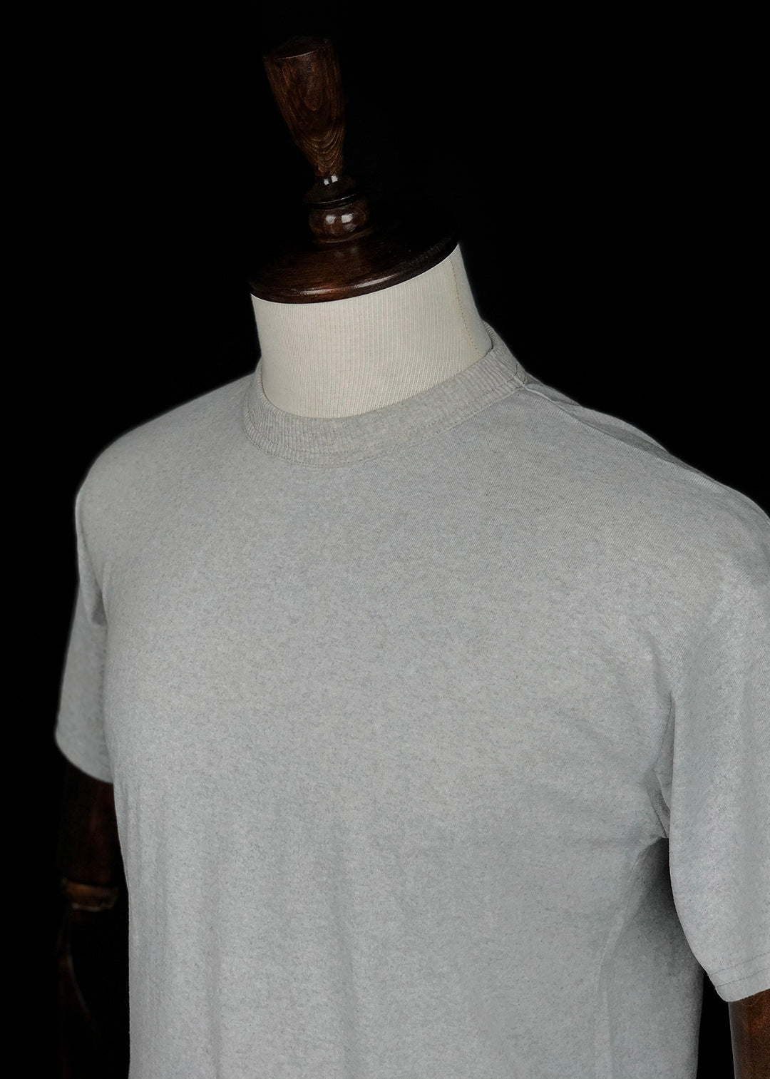Basic T-shirt. Melange Grey